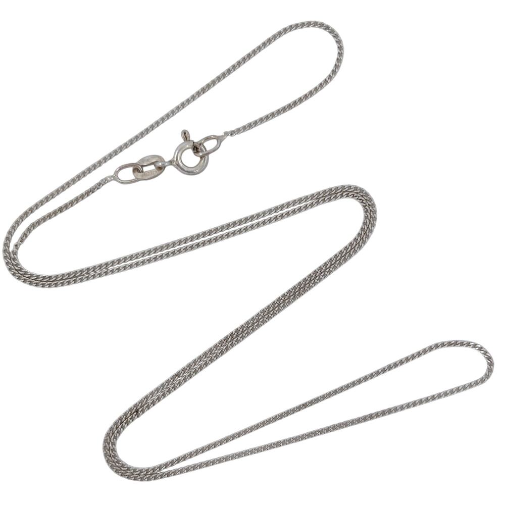 Box Chain Necklace | Vintage Sterling Silver 925 | Adjustable up to 22.5"